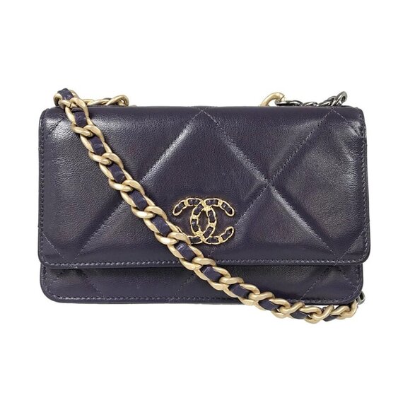 CHANEL Chanel 19 Chain wallet Shoulder bag - Picture 1 of 16